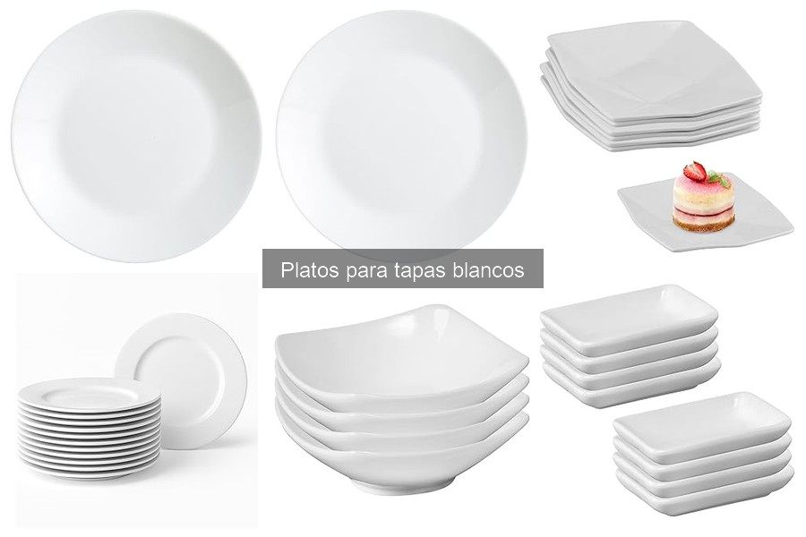 Criterios clave para elegir platos para tapas blancos