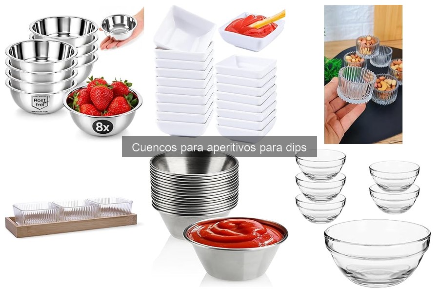 ¿Cuál es el tamaño ideal de un cuenco para dips?