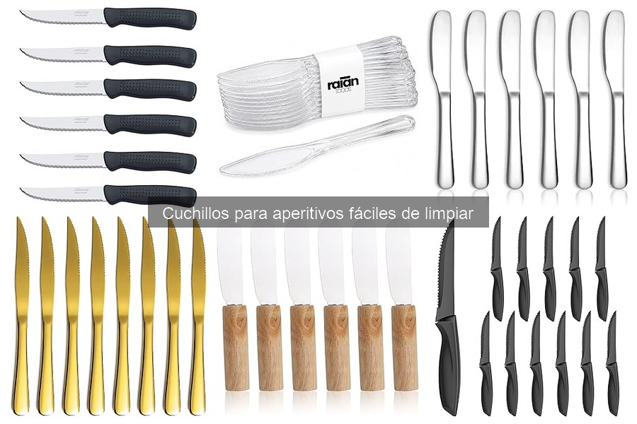 Cuchillos multiusos vs. específicos para aperitivos: ¿cuál elegir?