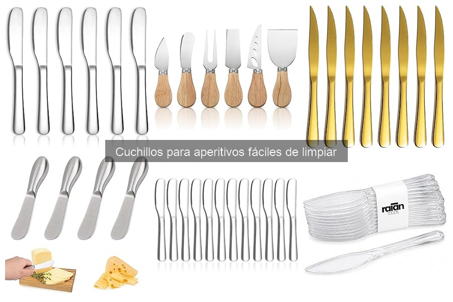 Cuchillos para aperitivos ideales en fiestas al aire libre