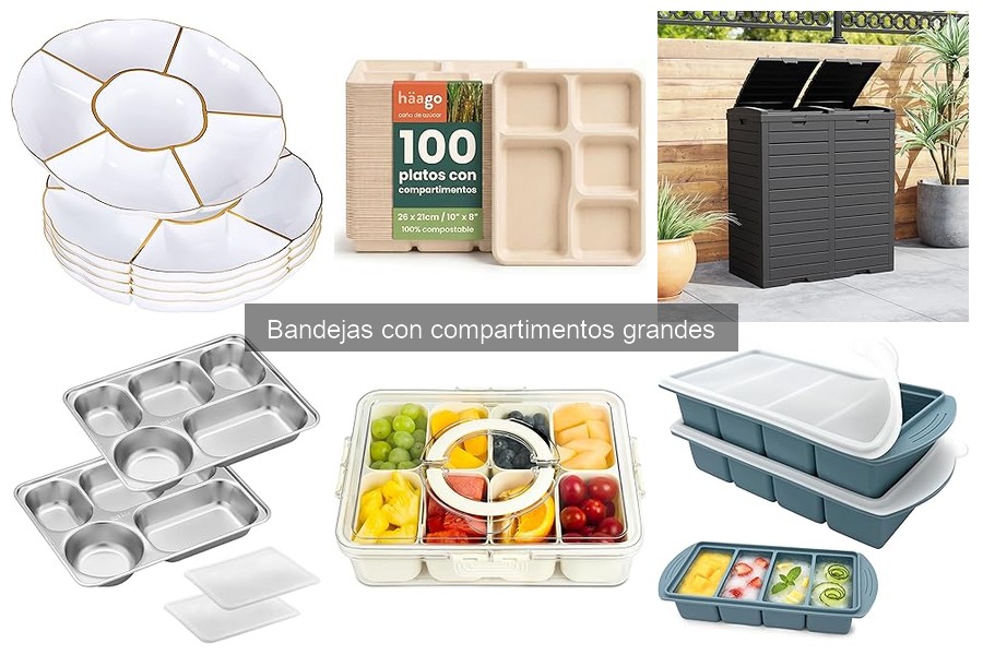 Cuidados y Mantenimiento de Bandejas con Compartimentos Grandes