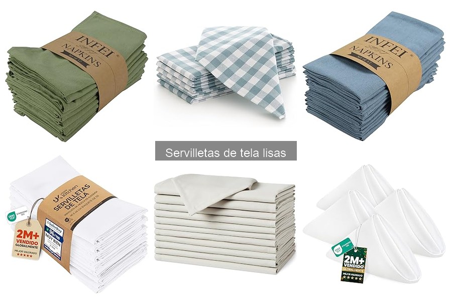 Cuidados y Mantenimiento de Servilletas de Tela Lisas