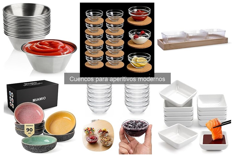 Decora cuencos para aperitivos en ocasiones especiales