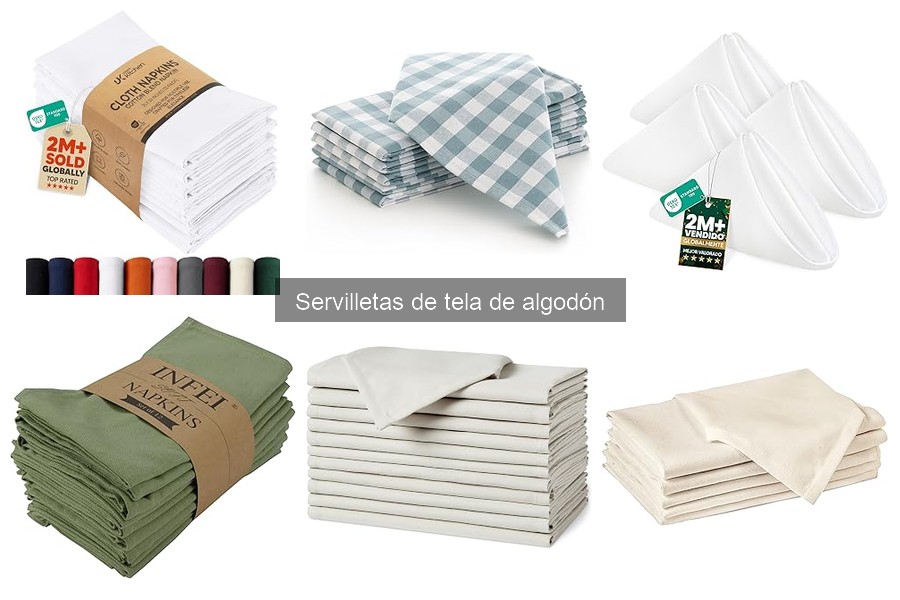 Descubre las Servilletas de Tela de Algodón: Ventajas y Características