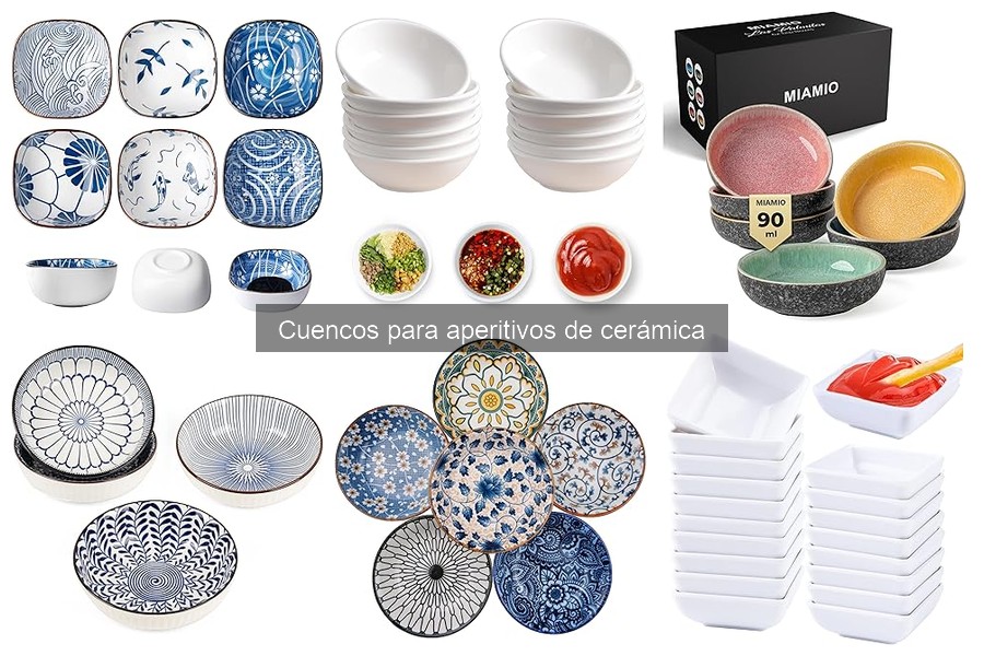 Descubre los Tipos de Cuencos para Aperitivos de Cerámica