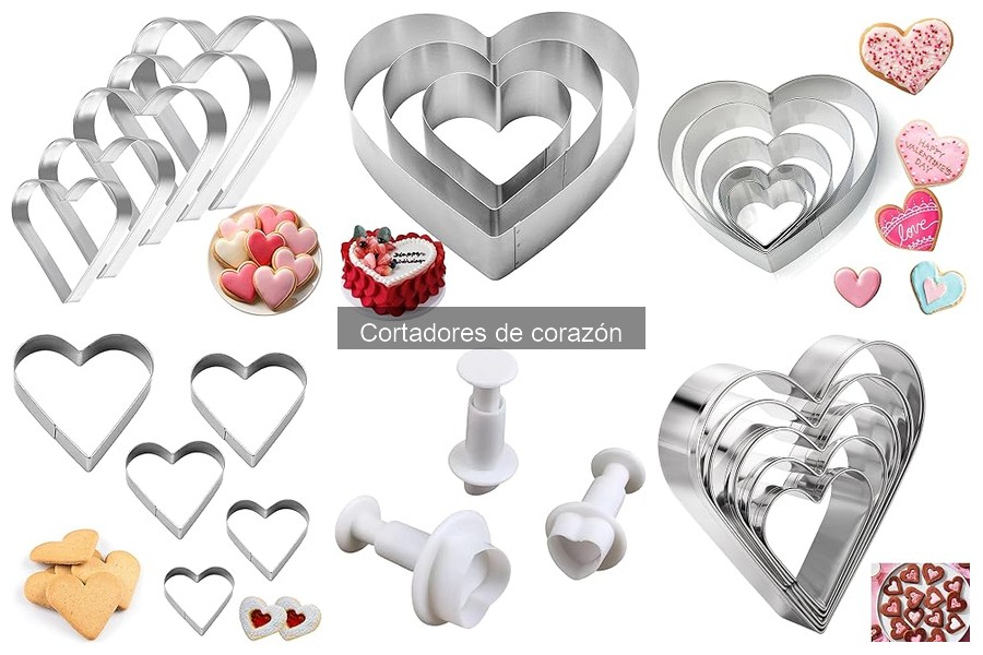 Diferencias entre cortadores de corazón y otros decorativos