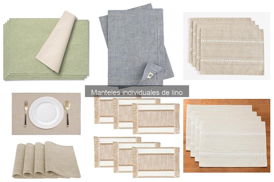 Diferencias entre manteles de lino y otros materiales