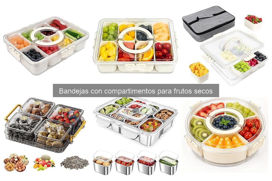 Dónde comprar bandejas con compartimentos para frutos secos en línea