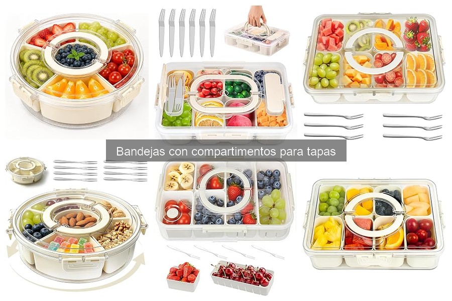 Dónde comprar bandejas con compartimentos para tapas online