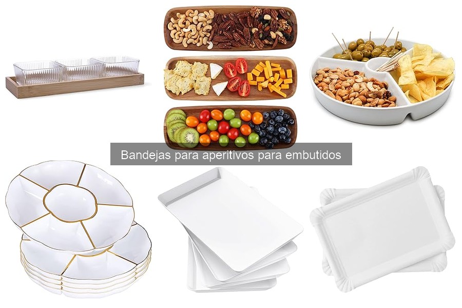 Dónde comprar bandejas para aperitivos de embutidos online