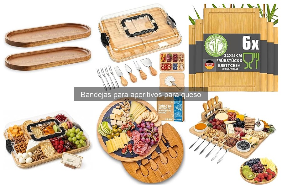 Dónde comprar bandejas para aperitivos de queso en 2023
