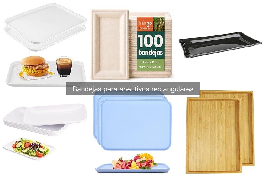 Dónde comprar bandejas rectangulares para aperitivos