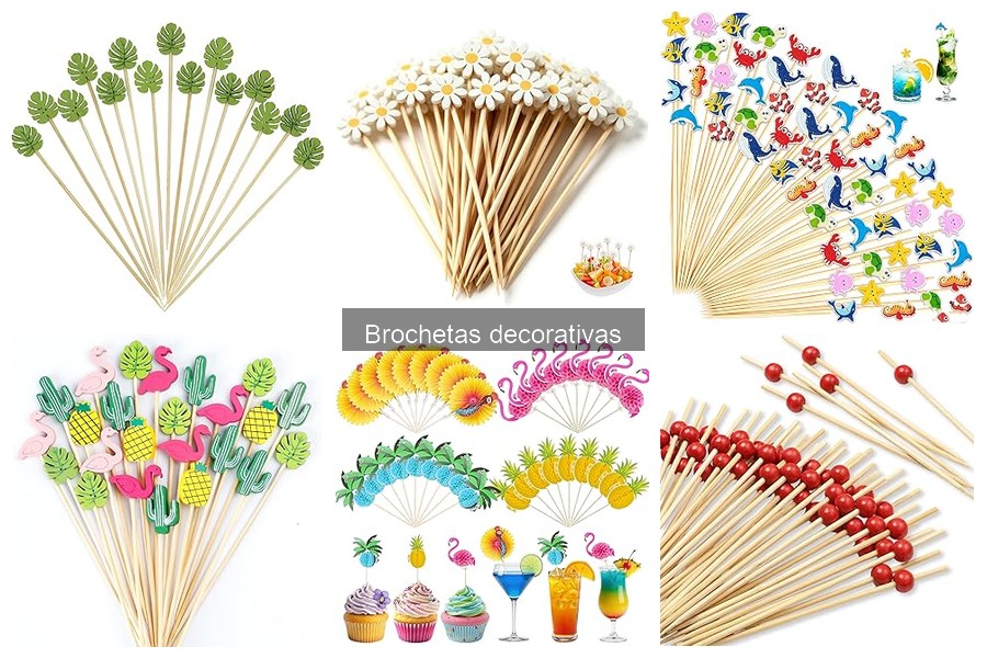 Dónde comprar brochetas decorativas: tiendas y ofertas