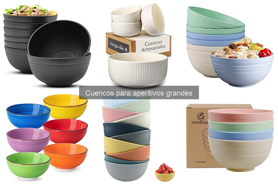 Dónde comprar cuencos grandes para aperitivos fácilmente