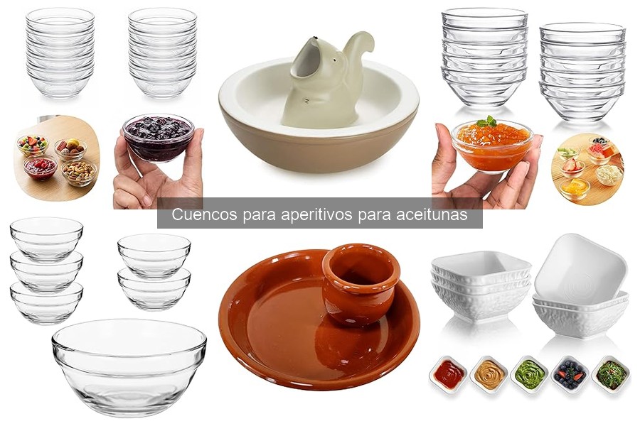 Dónde comprar cuencos para aperitivos de aceitunas