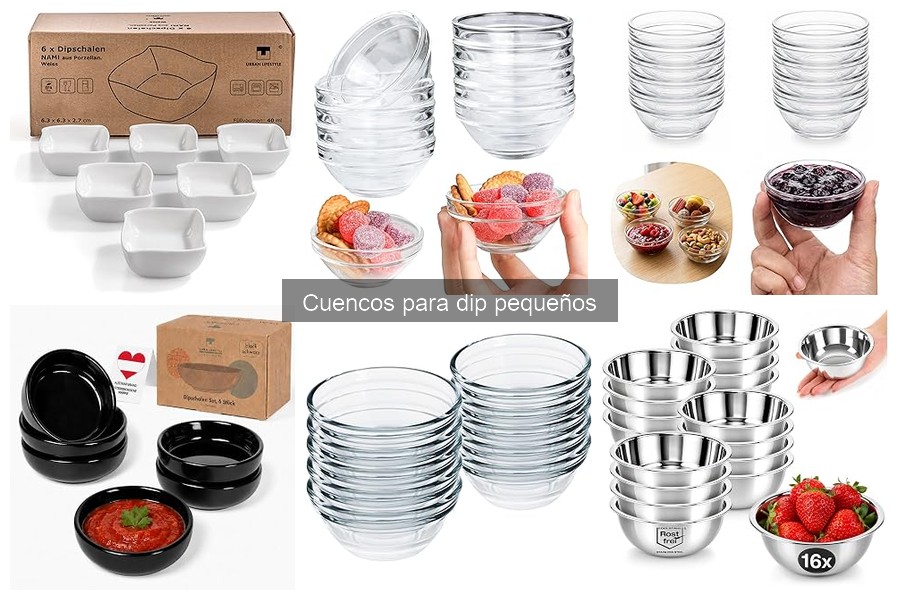 Dónde comprar cuencos para dip pequeños al mejor precio
