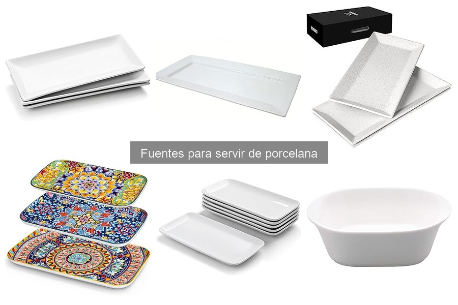 Dónde comprar fuentes de porcelana y mejores precios online