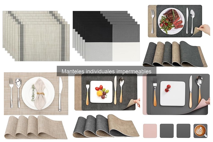 Dónde comprar manteles individuales impermeables a buen precio