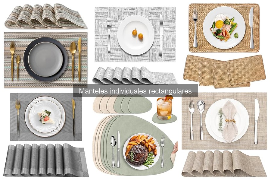 Dónde comprar manteles individuales rectangulares baratos