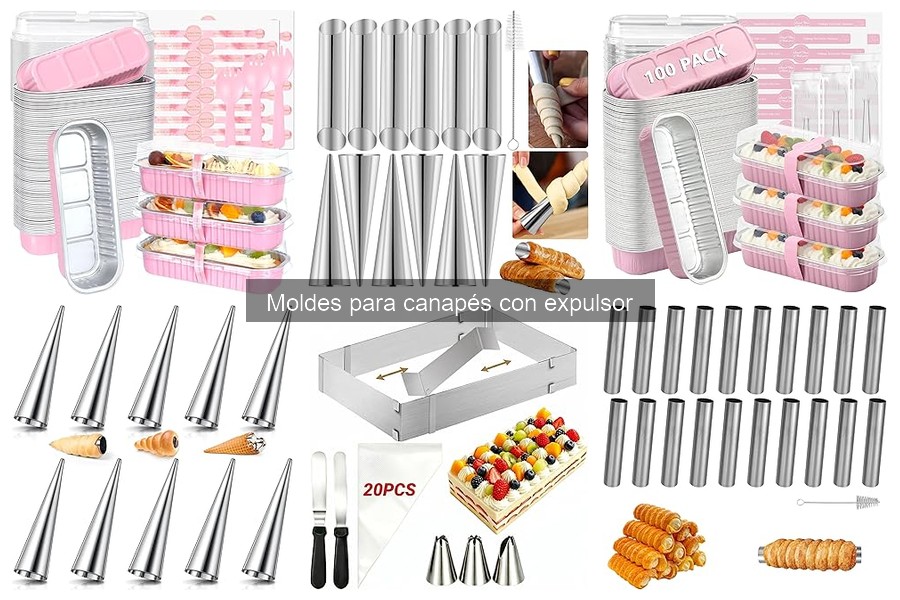 Dónde comprar moldes para canapés con expulsor a buen precio