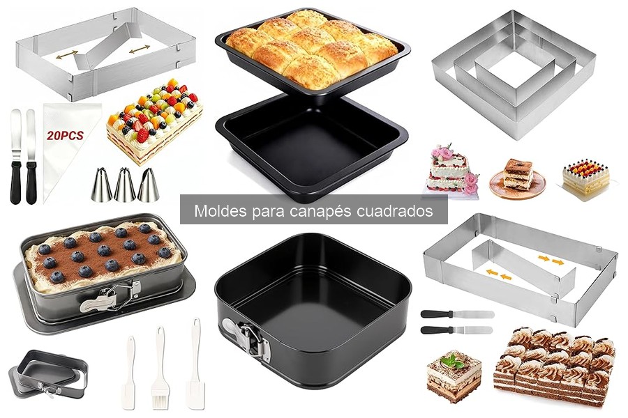 Dónde comprar moldes para canapés cuadrados a buen precio