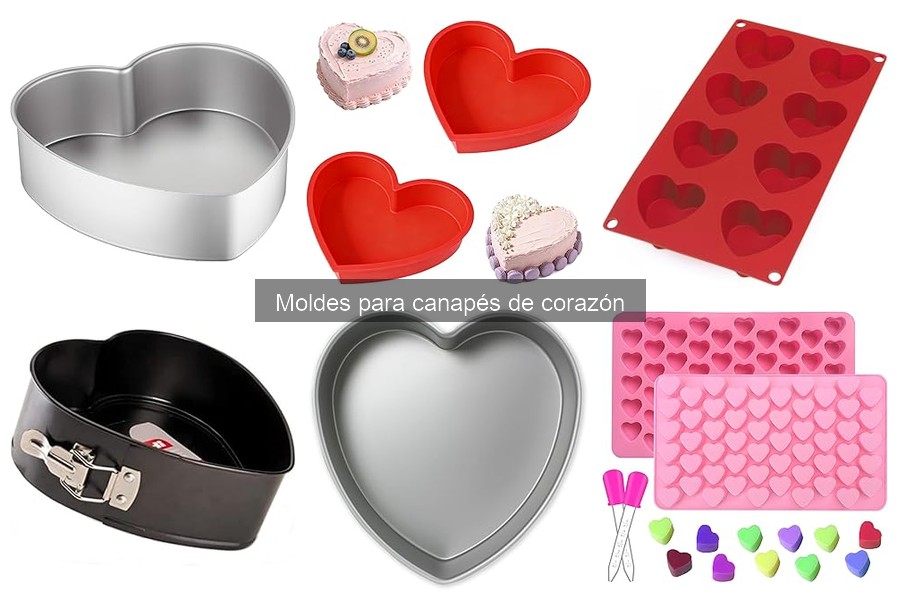 Dónde comprar moldes para canapés en forma de corazón