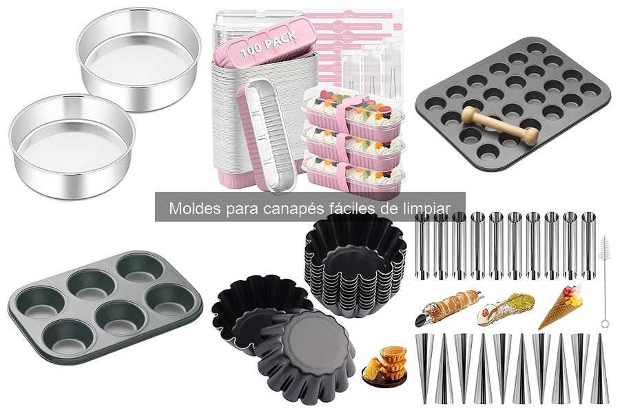 Dónde Comprar Moldes para Canapés Fáciles de Limpiar