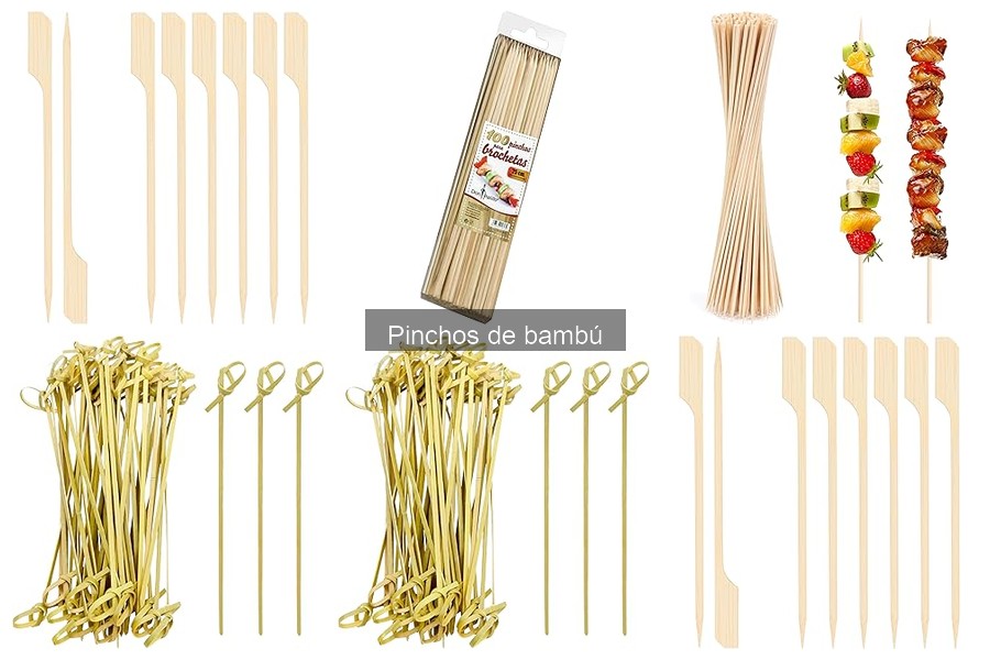 Dónde comprar pinchos de bambú: precios y mejores opciones