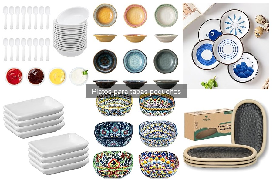 Dónde comprar platos para tapas pequeños a buen precio
