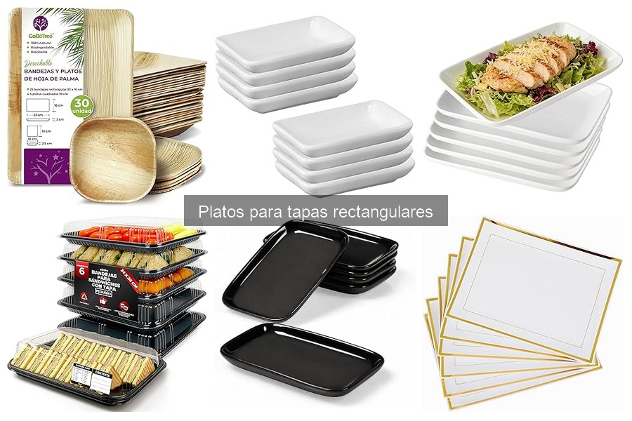 Dónde comprar platos rectangulares para tapas baratos