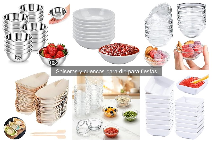 Dónde comprar salseras y cuencos para dip de calidad