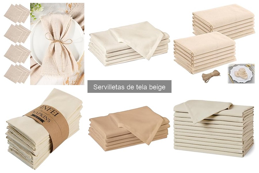 Dónde Comprar Servilletas de Tela Beige al Mejor Precio