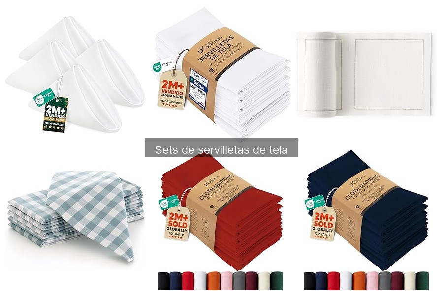 Dónde comprar servilletas de tela económicas y de calidad