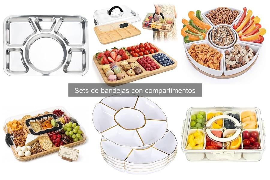 Dónde comprar sets de bandejas con compartimentos en línea