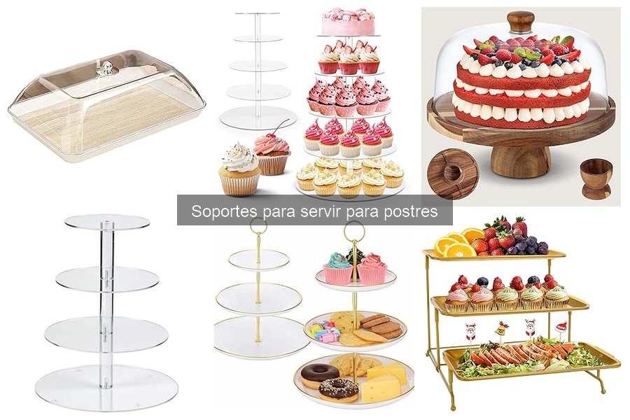 Dónde comprar soportes para servir postres: guía y ofertas