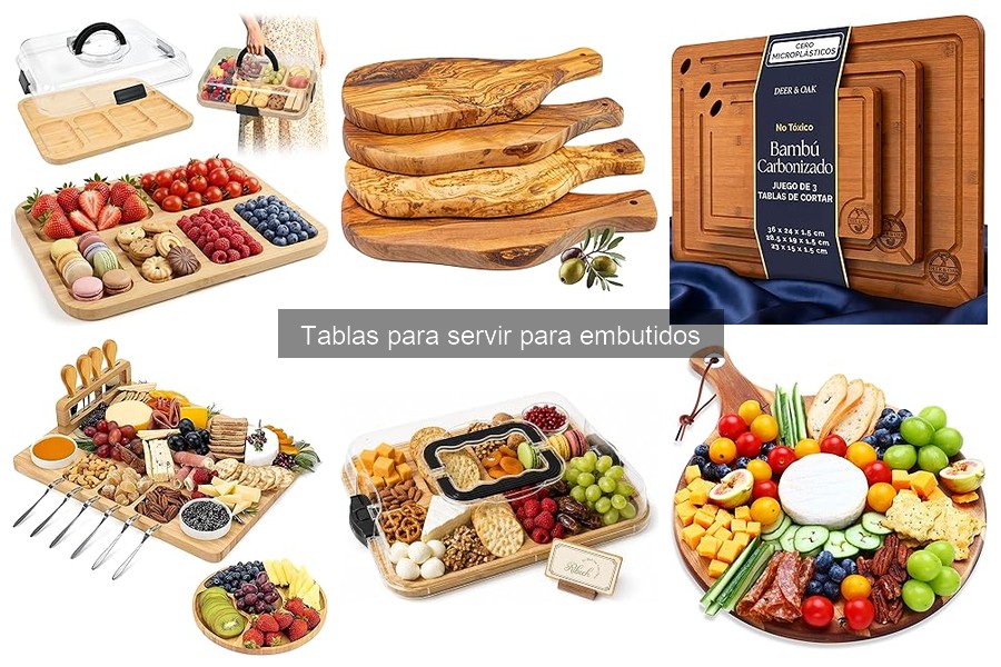 Dónde comprar tablas para servir embutidos: opciones y precios