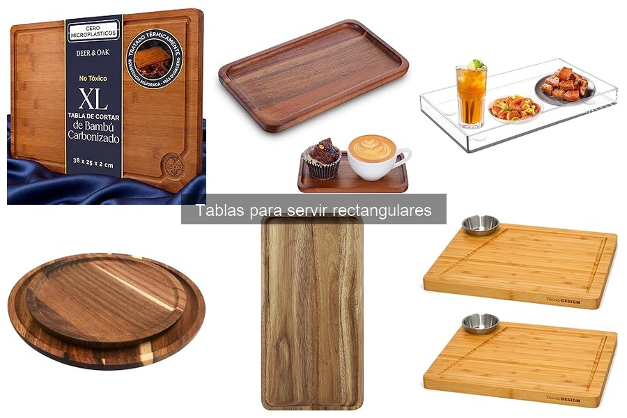 Dónde comprar tablas para servir rectangulares