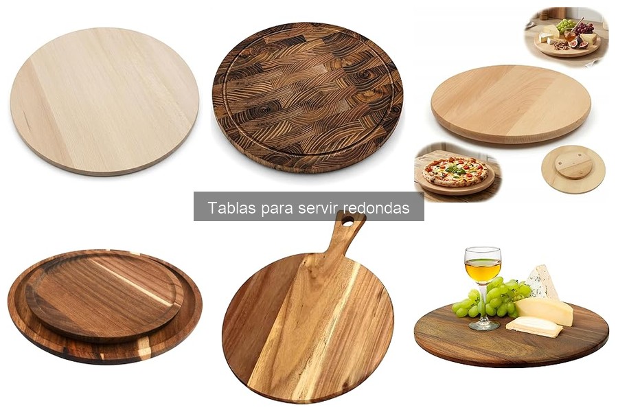 Dónde comprar tablas redondas para servir: mejores opciones