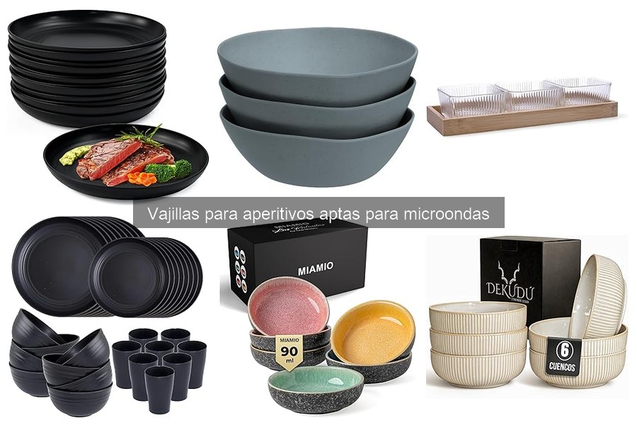 ** Dónde comprar vajillas para aperitivos aptas para microondas