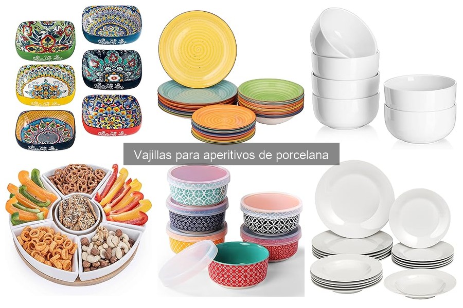 Dónde comprar vajillas para aperitivos de porcelana