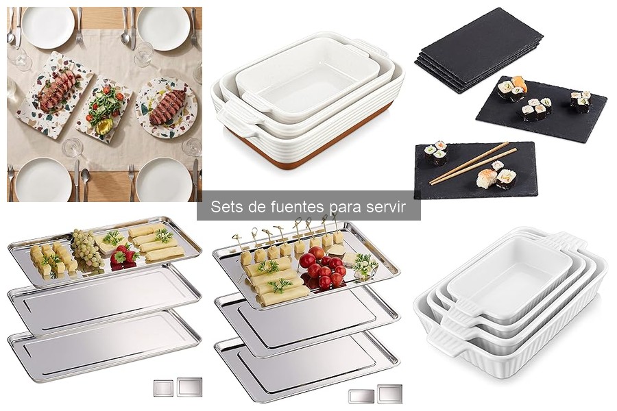 Errores a evitar al comprar un set de fuentes para servir