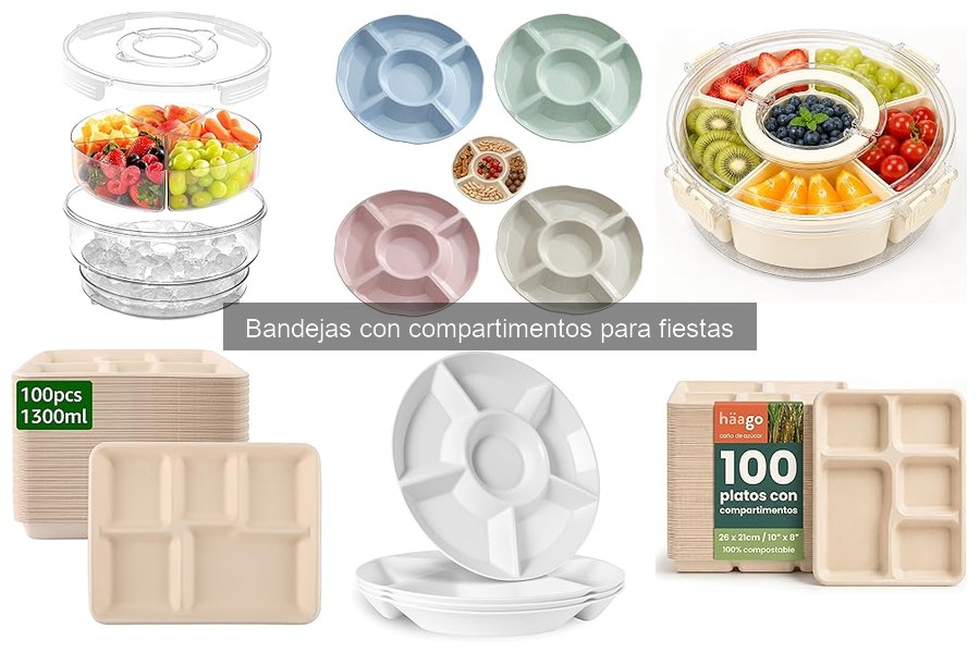 Errores comunes al elegir bandejas con compartimentos