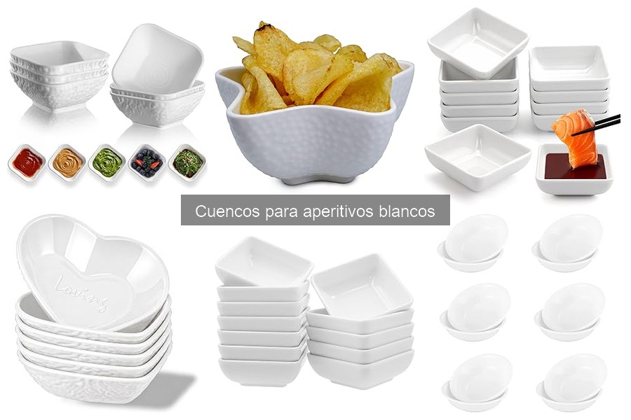 Errores comunes al elegir cuencos para aperitivos blancos