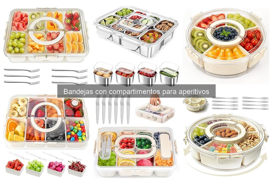 Errores comunes al usar bandejas con compartimentos para aperitivos