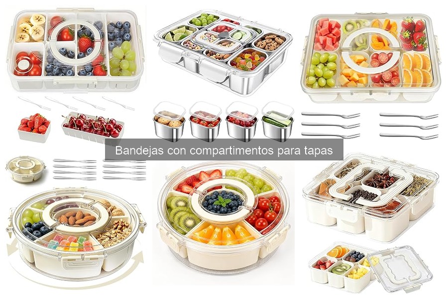 Errores comunes al usar bandejas con compartimentos para tapas