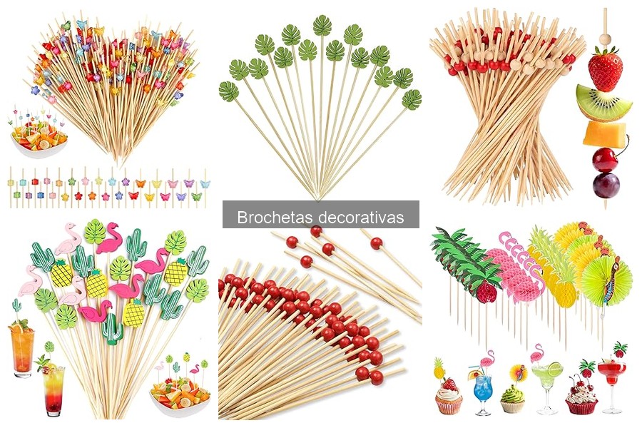 Errores comunes al usar brochetas decorativas en fiestas
