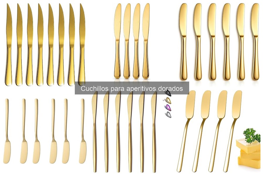 Errores comunes al usar cuchillos dorados para aperitivos