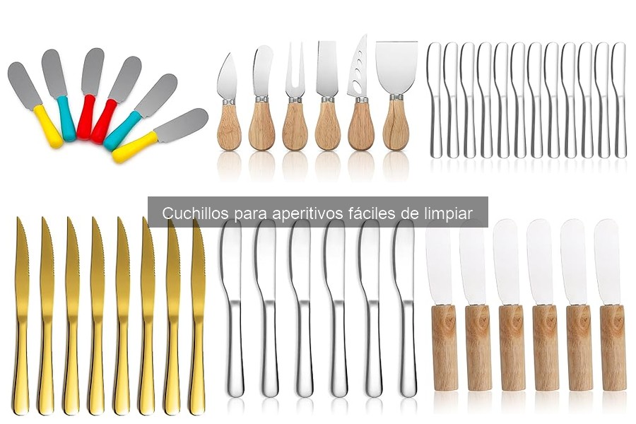 Errores comunes al usar cuchillos para aperitivos
