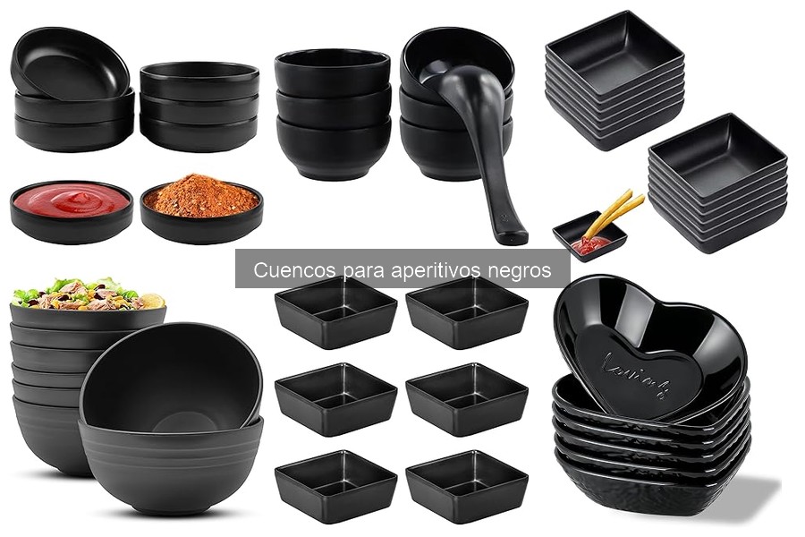 Errores comunes al usar cuencos para aperitivos negros