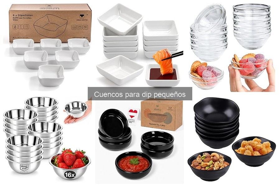 Errores comunes al usar cuencos para dip pequeños
